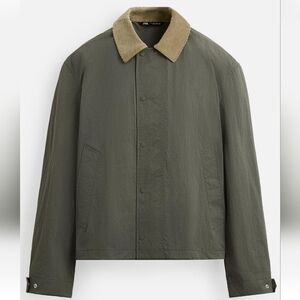 Men's Zara Contrasting Collar Jacket